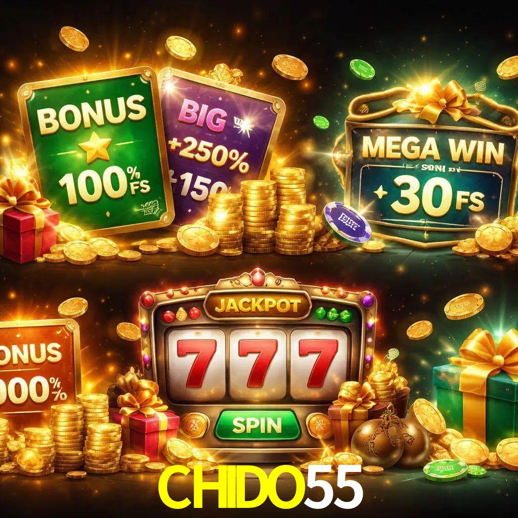 Tipos de bonos CHIDO55 incluyendo recompensas de bienvenida y promociones continuas